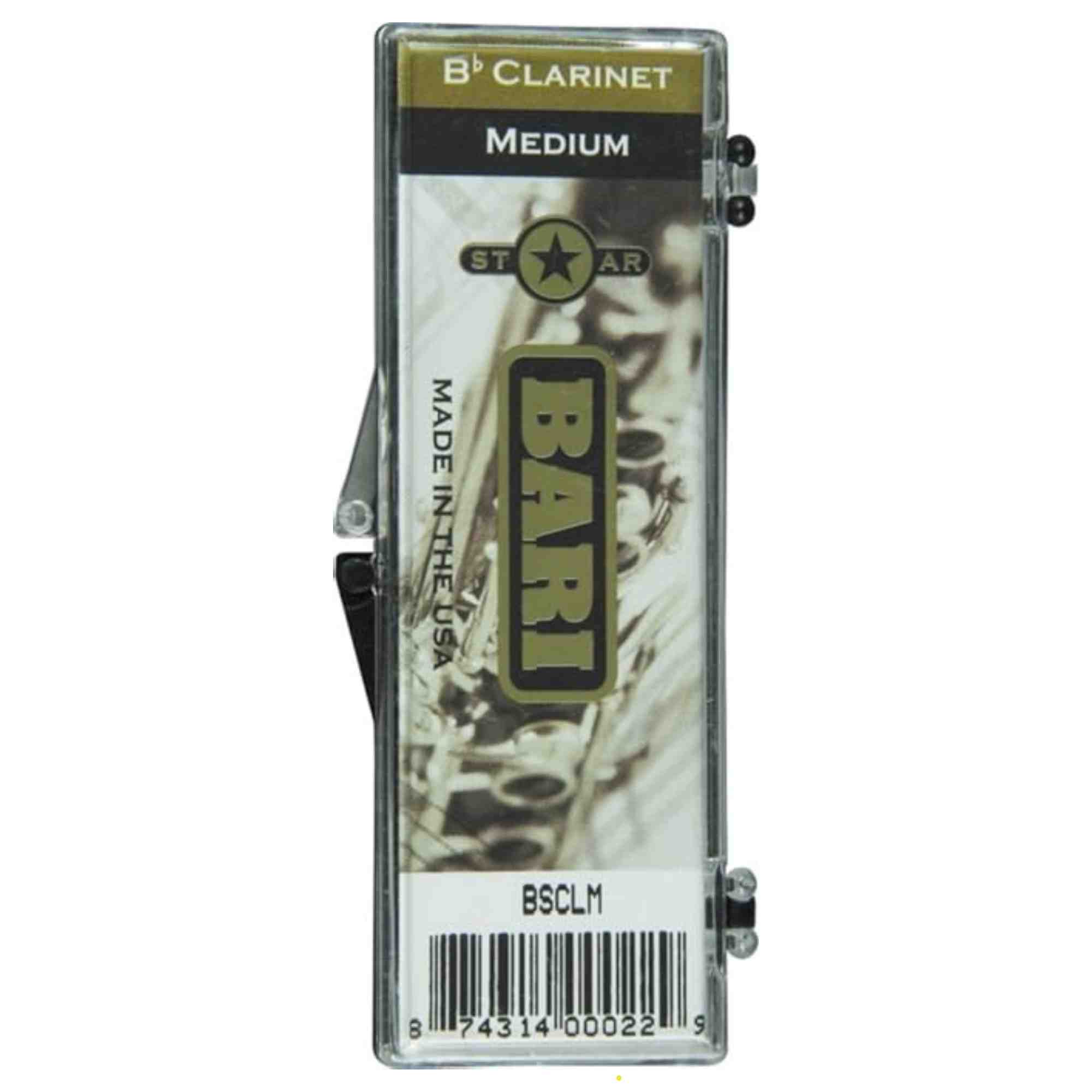 Bari Synthetic Bb Clarinet Gold Star Reed - Strength 3.0-3.5 - Medium