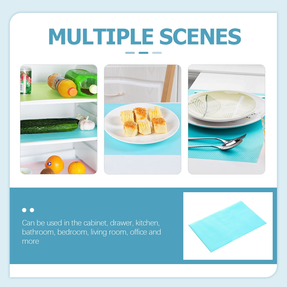 PAMINGONO 16Pcs Fridge Shelf Liners Size for Bedroom 45x30cm