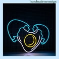 thumbnail image 4 of Handmadetneonsign Egg Heart Neon Sign, Fried Egg Wall Art Decor, Chicken Egg Kitchen Wall Decor 037789, 4 of 5