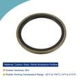 thumbnail image 3 of Uxcell M30 37.4x30x2mm Carbon Steel Nitrile Rubber Bonded Sealing Washers, 10 Pack, 3 of 5