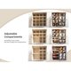 thumbnail image 4 of Organizador de zapatos plegable, organizador de zapatos de tela con asas reforzadas, caja de almacenamiento que ahorra espacio, 4 of 6