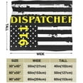 thumbnail image 3 of 911 Dispatcher Thin Gold Line Warm Ultra Soft Micro Fleece Couch Travel Chair Throw Blanket for Women Men Gift, 3 of 5