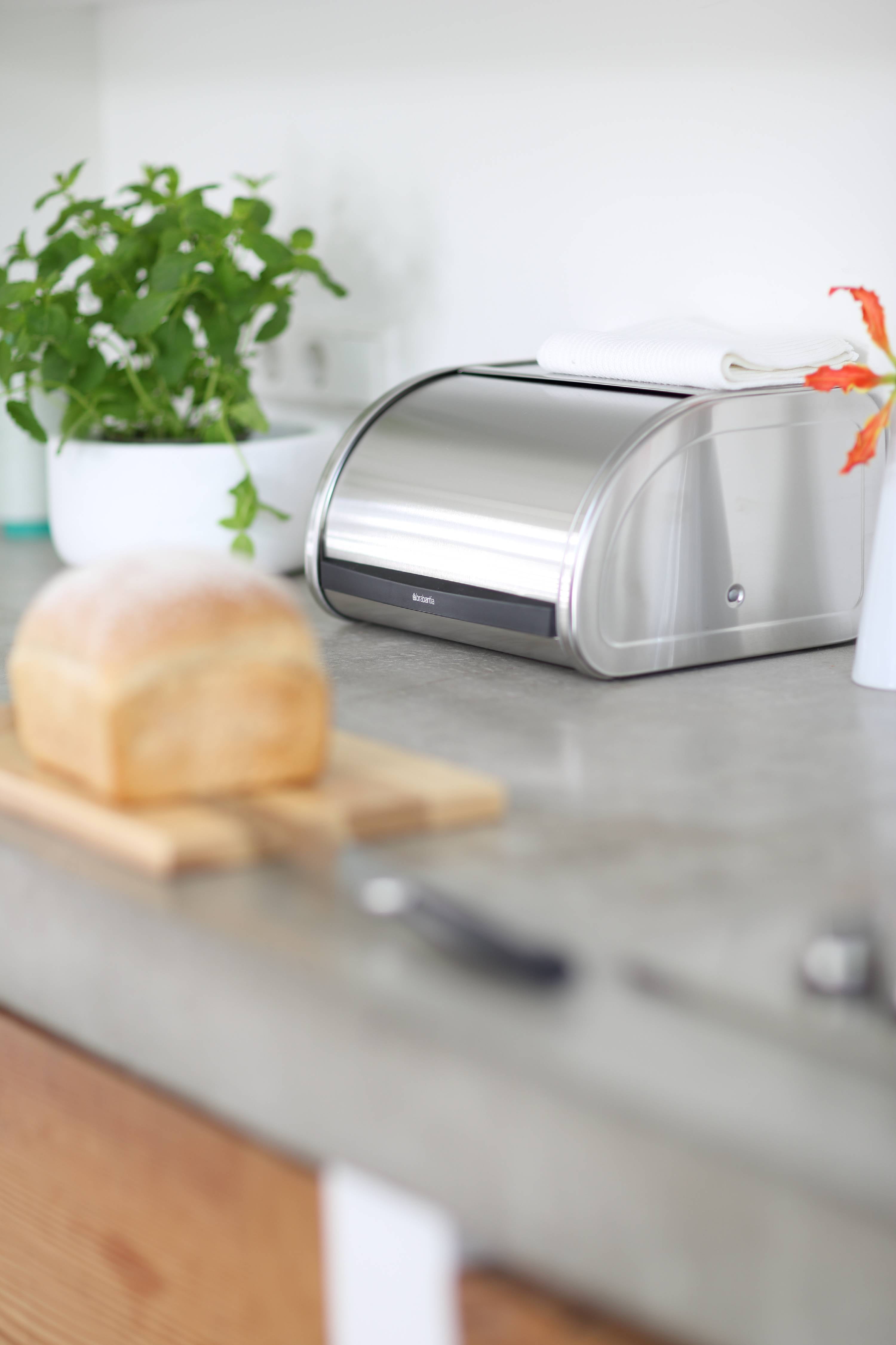 Medium Matt Steel Bread Box Brabantia Roll Top Philippines Ubuy