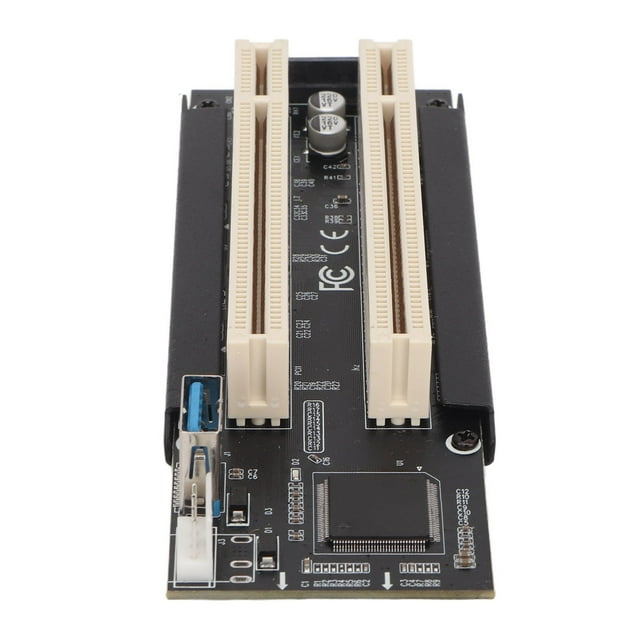 Tarjeta de expansión PCI dual Bling Bling PCB Plug and Play con LED azul