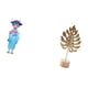 thumbnail image 5 of Muñeca Geisha Japonesa con Escultura de Hoja, Figura de Resina, Estatua de Metal, Base de Madera, Adorno Artístico, Ideal para Coleccionistas, Decorac, 5 of 8