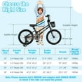 thumbnail image 3 of Costway 18" Kid's Bike with Training Wheels Adjustable Handlebar & Seat Handbrake Black, 3 of 10
