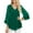 Womens Green Sequin Tops, variant on Womens Sequin Dressy Fall Blouses 3/4 Sleeve Peplum Top Chiffon Mesh V-Neck Ruffle Hem Tunics for Office Workwear
