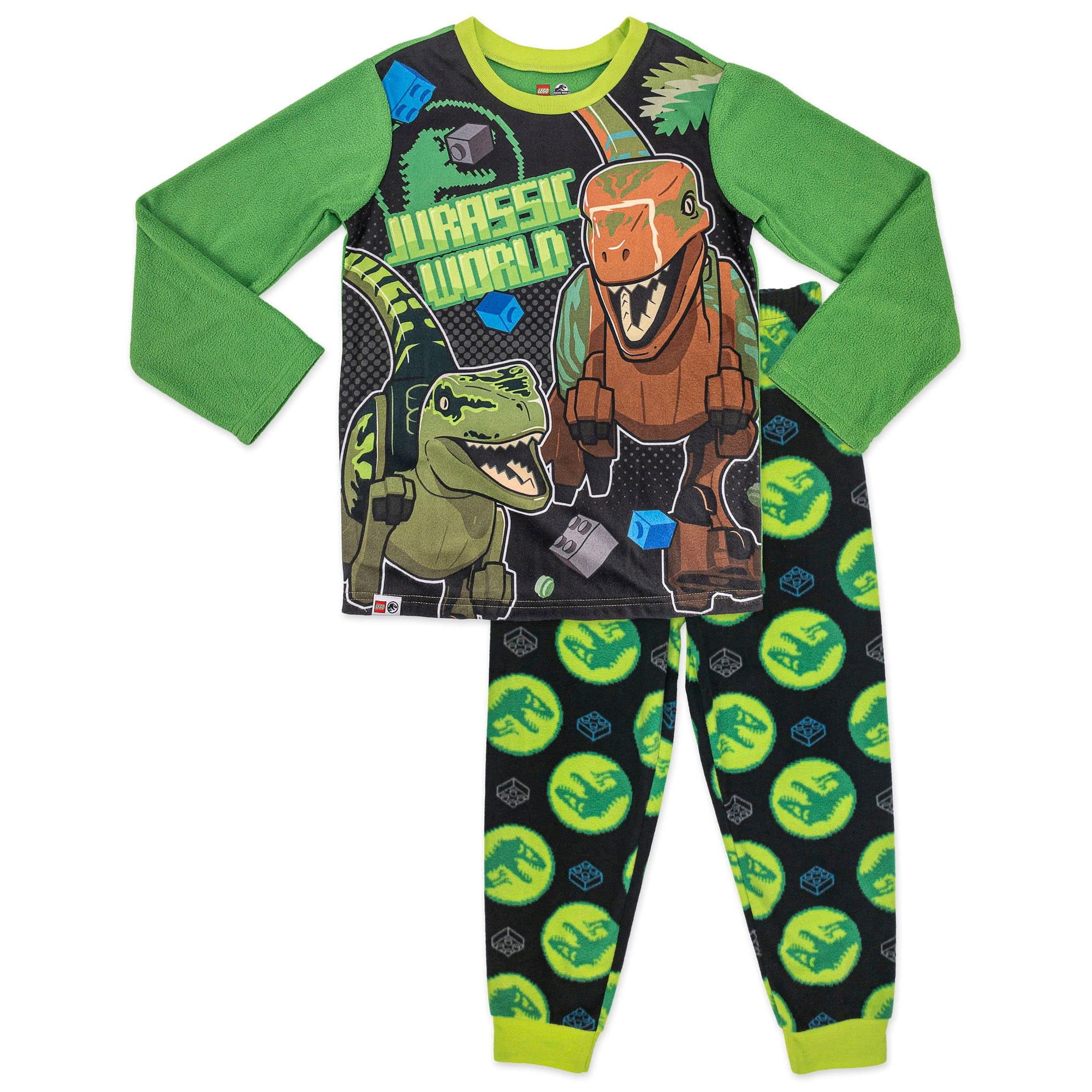LEGO Jurassic World Ensemble de Pyjama 2 Pcs pour Garcons Taille 8 Vert Walmart
