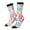 2 Black-1, variant on Cupcakes and Donuts Print Adult Socks for Men & Women,Calf Socks, Ankle Socks,Boots Socks,Breathable Casual Sock,Unisex Crew Socks
