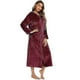 thumbnail image 1 of Bata De Mujer con Cremallera De Felpa Forro Polar, Albornoz Largo Y Cálido con Capucha, Bata De Invierno Acogedora con Cremallera, Tumbona, Ropa De Dormir, Bata para Casa, Ropa De Dormir, Camisón, 1 of 5