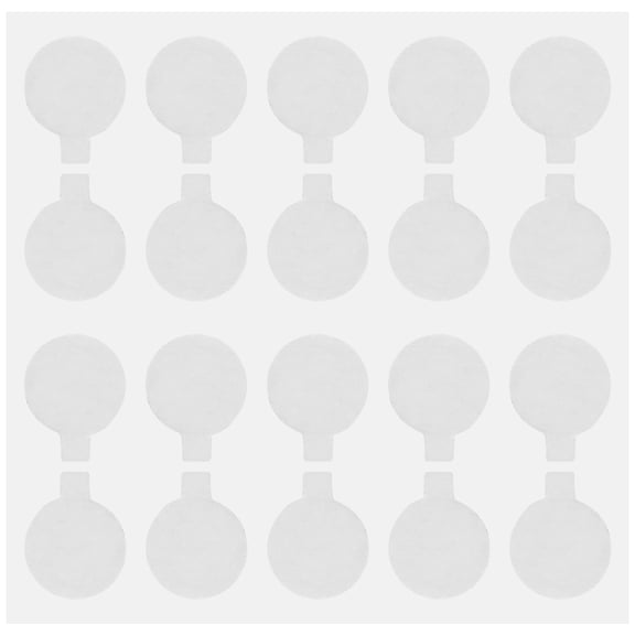 Pretyzoom 100Pcs Round Dot Label Stickers for Envelopes Sealing and Classification Use