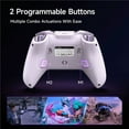 thumbnail image 6 of EasySMX D10 Wireless Gaming Controller – TMR Joysticks, Dual-Mode Triggers, Mechanical Keys, 1000Hz Polling, RGB – Bluetooth Gamepad for PC/Switch/Switch 2/iOS/Android TV with Charging Dock, 6 of 9
