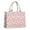 Pink Bows And, variant on Large Capacity Tote Bag,Pink Baseballs Pattern Handbag Fashion Luxury Tote Bag,15.7"x13"x 5.1" Inches,Laptop Compatible