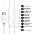 thumbnail image 2 of S07 USB-C(TYPE-C) Wired Earbuds for iPad Pro iPhone 15/16/17 Series, Hi-Fi Stereo Sound with Mic Volume Control, Universal Android Compatible, 2 of 9