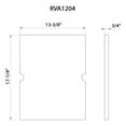 thumbnail image 2 of Ruvati USA RVA1204 12.5 x 17 in. Solid Wood Replacement Cutting Board Sink Cover for Workstation Sink, 2 of 4