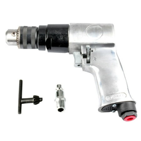 

SouthEle 3/8inch 1700RPM Reversible Pneumatic Air Drill Pistol Hole Drilling Hardware Tool