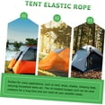 thumbnail image 4 of 20 Pcs Tent Bungee Cord Tents for Camping Heavy Duty Bungee Cords Spring Ties Bungee Cord with Ends Elastic Rope Cord Adjustable Bungee Straps Black Bungee Cord Linoleum, 4 of 5