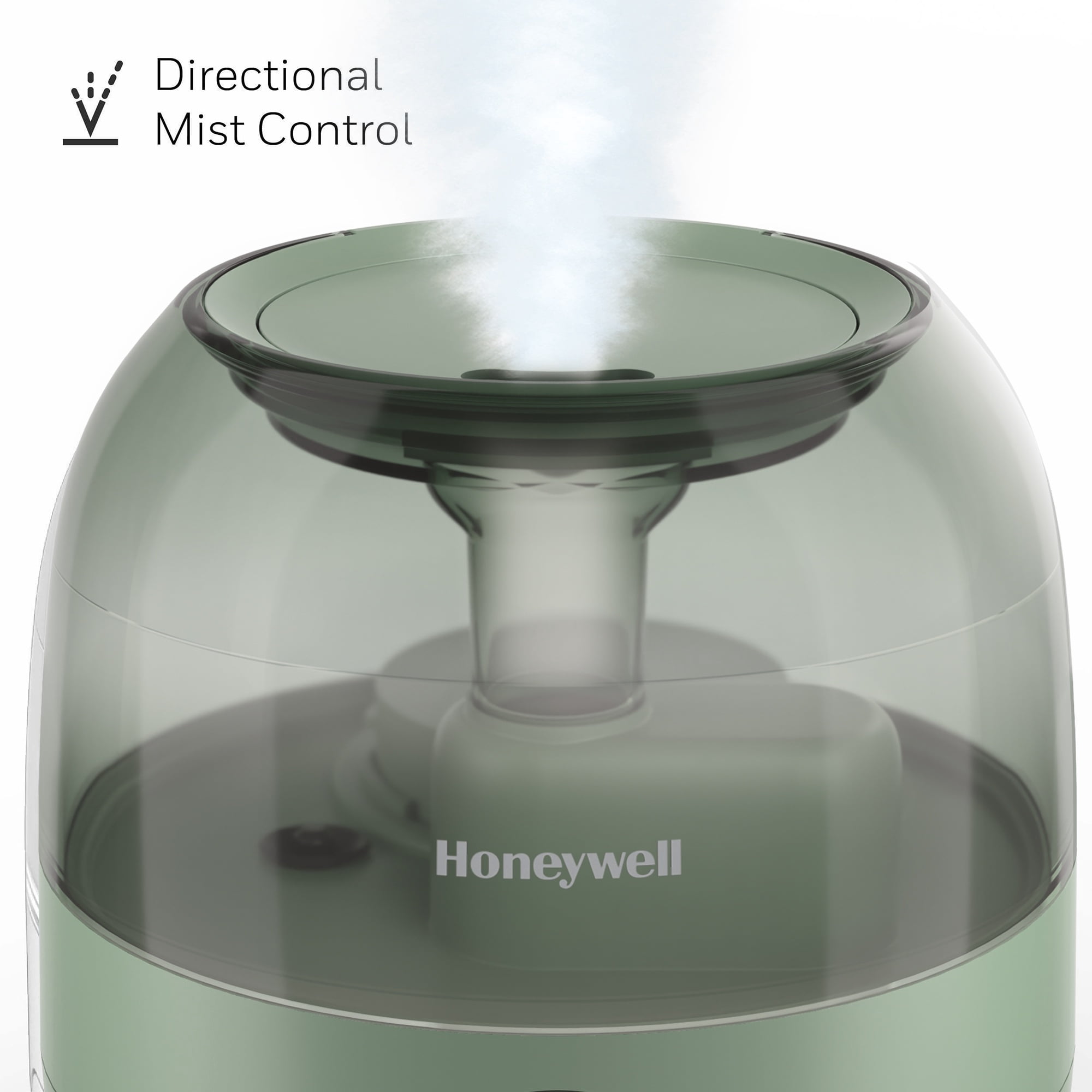 Honeywell 1/2 gal 250 sq ft. Mini Cool Mist Humidifier, Green, HUL525G