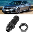 thumbnail image 4 of Conector de montaje de mamparo recto macho grande AN8 con tuerca, 4 of 7
