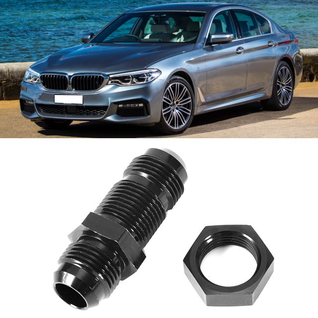 Accesorio de combustible adaptador de combustible AN8 mamparo recto para automóvil ANGGREK Otros