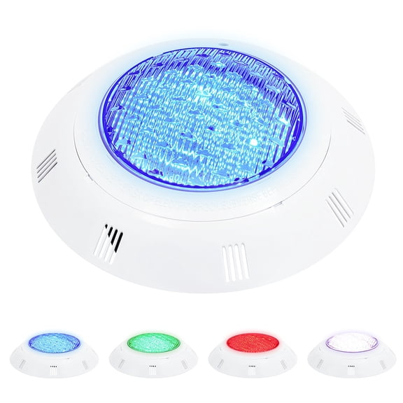 12V 36W Pool Light Underwater Color-Change LED Lights RGB IP68 with Remote 11.6*2.76in Used in Swimming Pools, Water Feature Pools, Water Parks