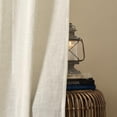 thumbnail image 6 of Linen Curtains 108 Inch Length 2 Panel Sets,Light Filtering Curtains for Bedroom 100 Inch Wide Living Room Drapes with Back Tabs & Rod Pockets (W100 x L108 Inch, Beige), 6 of 8
