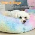 thumbnail image 5 of Calming Dog Bed, 24" Plush Active cat Bed, Anti Anxiety Round Donut Dog Bed, Washable and Calm Orthopedic pet Bed, Improve Sleep, Soft cat Litter, Suitable for Small and Medium-Sized Cats and Dogs, 5 of 8
