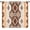 Beige-brown, variant on Aztec Curtains, Native Southwestern American Aztec Pattern Window Treatments, Rod Pocket Thermal Insulated Drapes 2 Panel Sets for Bedroom Living Room Kitchen, 84" W X 84" L