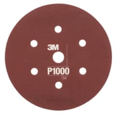 3M Hookit Flexible Abrasive Disc 270J 34407 6 in Dust Free P1000 25 disc per carton 5 cartons per case
