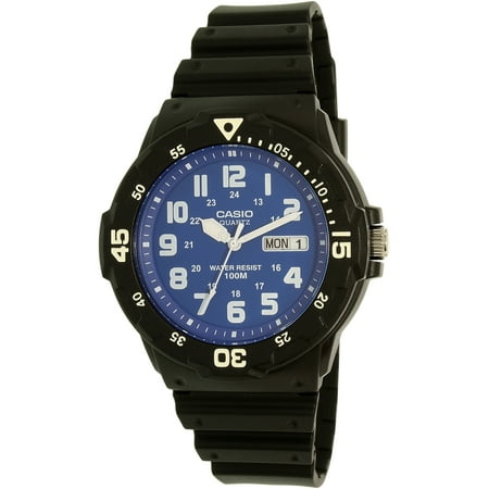 Men's Dive Style Watch, Black/Blue