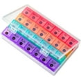 thumbnail image 4 of MEDca Extra Large Monthly 28-Day Pill Organizer, Multicolor, Plastic, 4 of 8