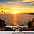 thumbnail image 3 of wall26 - Tranquil Sunset Scenery at The Ocean with The Sunlight Reflected on The Water - Removable Wall Mural | Self-Adhesive Large Wallpaper - 66x96 inches, 3 of 6