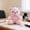 Pink, variant on Specollect 1 Pcs Adorable Plush Doll for Living Room Bedroom Car Decor, Cute Soft Ornament for Valentine's Day Birthday Graduation Gift, Weighted Bottom Stuffed Figure