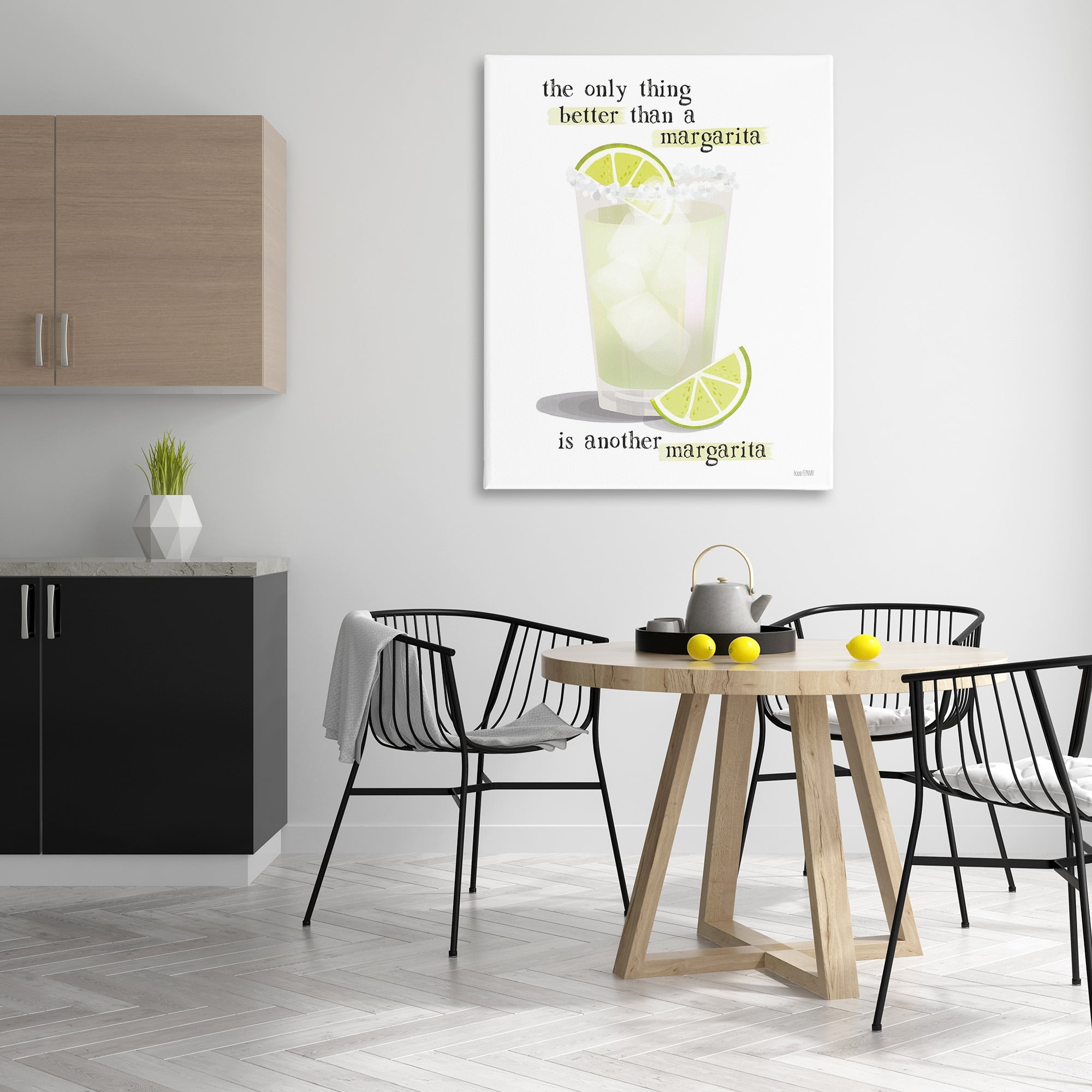 Stupell Industries Another Margarita Phrase Food & Beverage Painting Gallery Wrapped Canvas Art Print Wall Art, 36 x 48