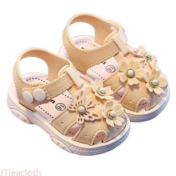 JTieacloth Girls Sandals For Toddlers And Kids Summer Outdoor Play Comfortable Breathable Lightweight Casual Walking Shoes With Sole Casual Sandals Kids,Sizes 5.5 Toddler(3-6 Months)