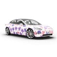 thumbnail image 6 of Rwraps Purple Abstract Dancing Type Matte Vinyl Film Wrap 59in x 29ft Vinyl Vehicle Car Film Sheet, 6 of 9