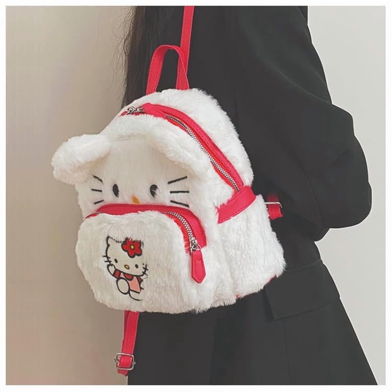 frhnczg Hello Kitty Backpack, Kawaii Plush Mini Backpack  display picture 3