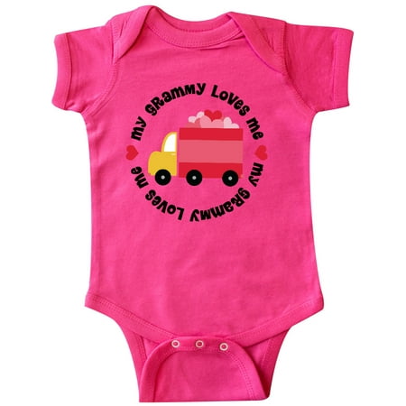 

Inktastic Grammy Loves Me grandchild Gift Baby Boy or Baby Girl Bodysuit