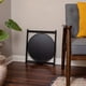 thumbnail image 5 of Buro Mesa de Centro Blanca con Bandeja Mesa Auxiliar de Metal,Negro FurnitureR Moderno, 5 of 7