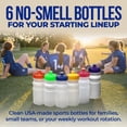 thumbnail image 2 of Botellas de Agua Deportivas Rolling Sands Pack 6 Unidades 20 Onzas Sin BPA Boca Ancha, 2 of 5