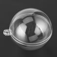 thumbnail image 4 of Reusable 10 Pairs Plastic Ball, DIY Craft Ornament Bauble Sphere, Wedding for Christmas, 4 of 8