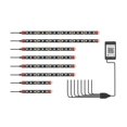 thumbnail image 3 of Kit de luz LED bajo brillo para motocicleta de 8 piezas, tiras Rgb del equipo de luz LED para motocicleta multicolor con control de aplicaciones, 3 of 5