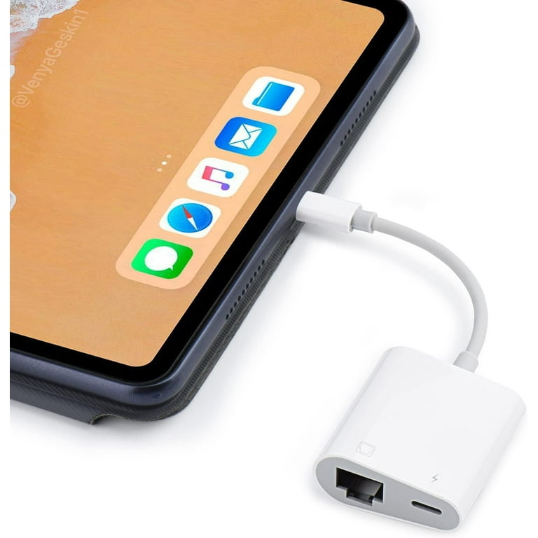 Totowood 2 in 1 RJ45 Ethernet LAN Network Adapter with