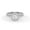 White Gold, variant on AFFY Halo Solitaire Bridal Ring Set for Women, Center 5.5mm Round cut Lab Created Moissanite Engagement Wedding Rings in 14k Solid Rose Gold Size-6.5