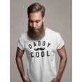 thumbnail image 3 of T-Shirt Graphique pour Hommes Daddy Cool Écologique Édition Limitée T-Shirt à Manches Courtes Vintage Cadeau d'Anniversaire Original, 3 of 7