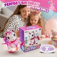thumbnail image 7 of Freecat Girls Unicorn Toy, Kids Robot Pets, Remote Control Robot Toy for 3 4 5 6+ Years Old, Christmas Birthday Gift for 2-4 5-8 Years, STEM Toy Program Treats, Dancing Robot Unicorn Kids Toy, Pink., 7 of 7