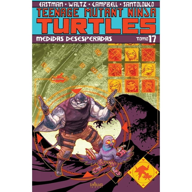 Teenage Mutant Ninja Turtles Medidas Desesperadas Tomo 17 Blanco