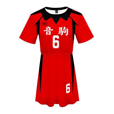 Nekoma High School NO 5 Kozume Kenma Women‘s Jersey Sports Wear Uniform Top Shorts Cosplay Costume main image 1