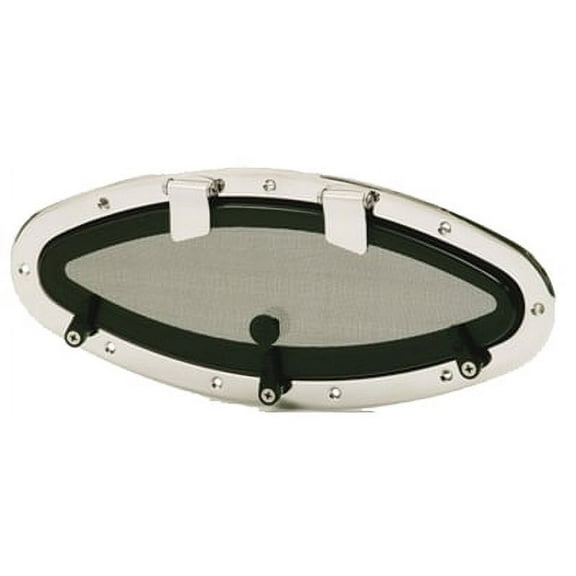 bomar classic series stainless steel elliptical portlight -1 ring - s616mbss