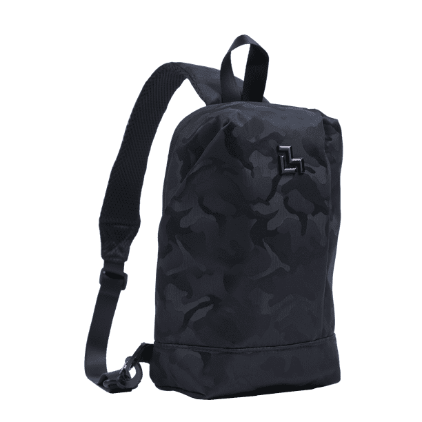 Mochila Hombre Cruzada Antirrobo tipo Crossbody LUCKMAN, Modelo Enzo negro UNITALLA